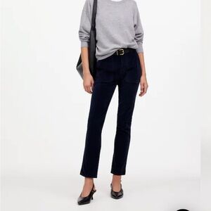 Madewell utility slim straight pant in garment dyed corduroy - NAVY, NWT Sz 26